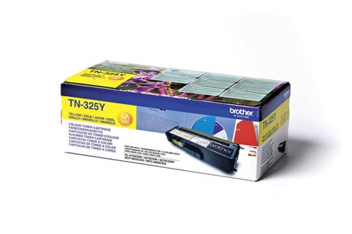 Brother B325Y Toner XL ye - Brother TN-325Y für z.B. Brother DCP -9055 CDN, Brother DCP -9270 CDN, Brother HL -4100, Brother HL -4140 CN