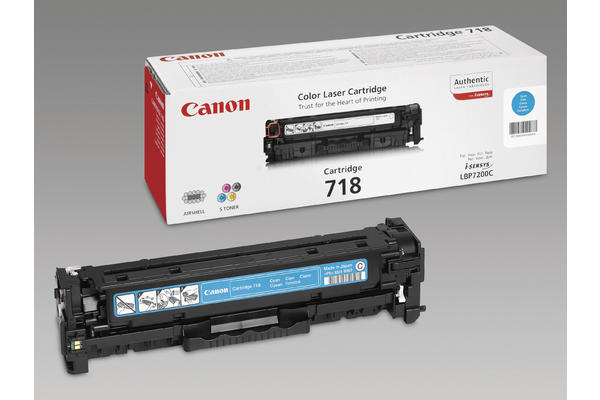 Canon H718C Toner cy - Canon No. 718C, 2661B002 für z.B. Canon ISensys MF 8540 cdn, Canon ISensys LBP -7200, Canon ISensys LBP -7200 c