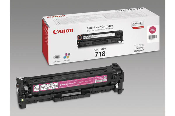 Canon H718M Toner ma - Canon No. 718M, 2660B002 für z.B. Canon ISensys MF 8540 cdn, Canon ISensys LBP -7200, Canon ISensys LBP -7200 c