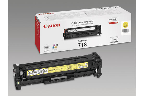 Canon H718Y Toner ye - Canon No. 718Y, 2659B002 für z.B. Canon ISensys MF 8540 cdn, Canon ISensys LBP -7200, Canon ISensys LBP -7200 c