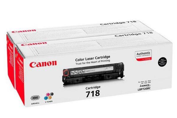 Canon H718BK Toner bk - Canon No. 718BK, 2662B005 für z.B. Canon ISensys LBP -7200, Canon ISensys LBP -7200 c, Canon ISensys LBP -7200 cdn
