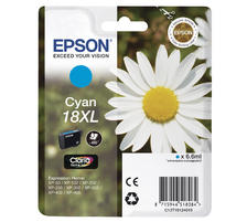 Epson E18XLc Druckerpatronen XL cy - Epson No. 18XL c, C13T18124010 für z.B. Epson Expression Home XP -100, Epson Expression Home XP -102
