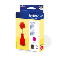 Brother B121M Druckerpatronen ma - Brother LC-121M für z.B. Brother DCPJ 752 DW, Brother DCPJ 132 W, Brother MFCJ 870 DW, Brother DCPJ 150