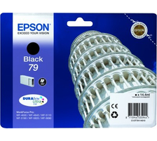 Epson E79bk Druckerpatronen bk - Epson No. 79 bk, C13T79114010 für z.B. Epson WorkForce Pro WF -4600, Epson WorkForce Pro WF -4630 DWF