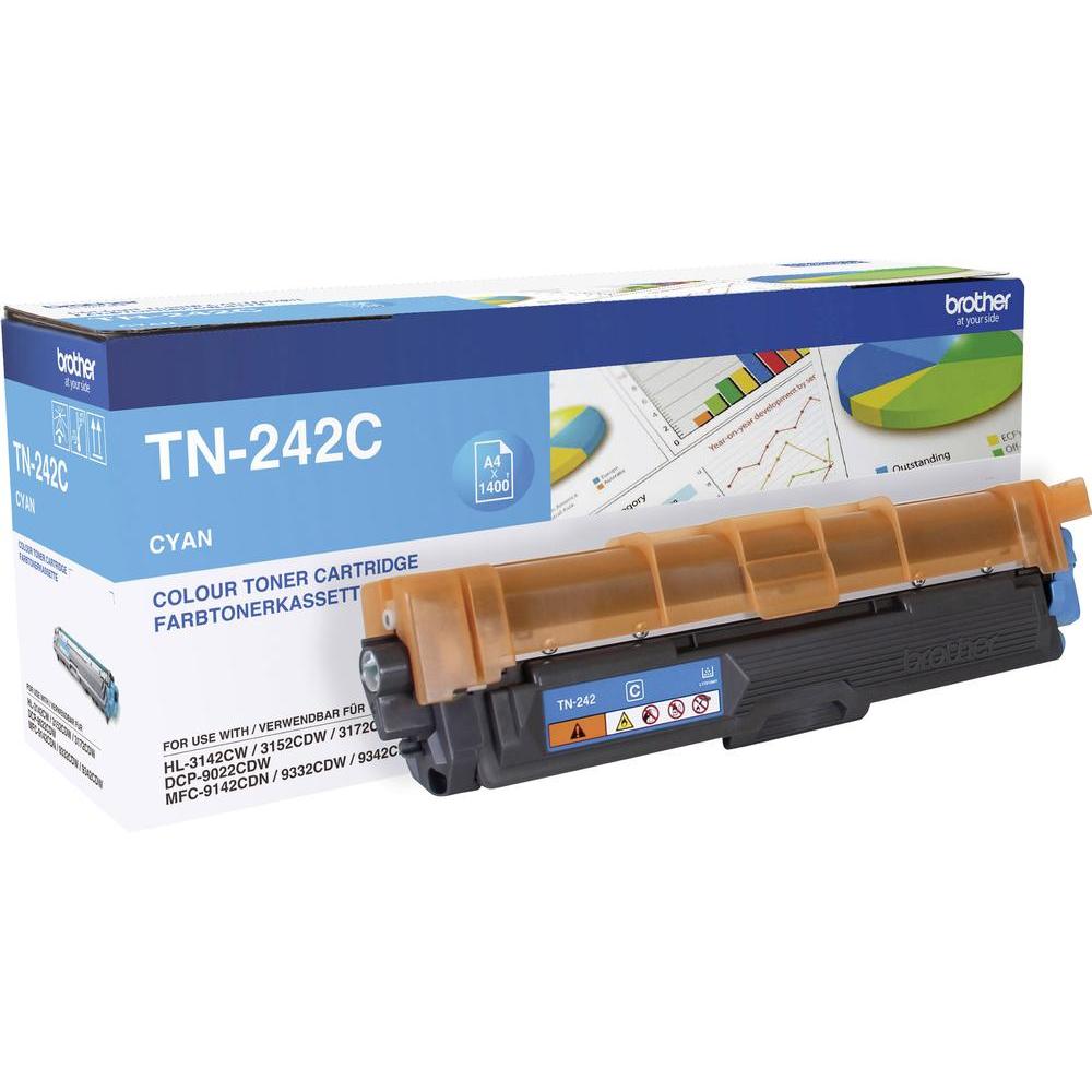 Brother B242C Toner cy - Brother TN-242C für z.B. Brother DCP -9022 CDW, Brother HL -3142 CW, Brother HL -3152 CDW, Brother HL -3172 CDW