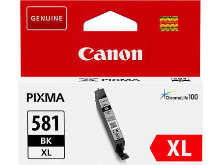 Canon C581XLBK Druckerpatronen XL foto schwarz - Canon CLI-581XLBK, 2052C001 für z.B. Canon Pixma TS 8350, Canon Pixma TR 8550, Canon Pixma TS 705 A