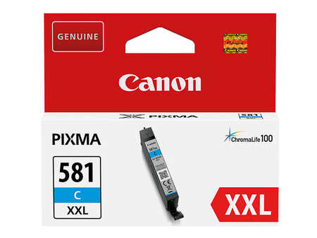 Canon C581XXLC Druckerpatronen XL cyan - Canon CLI-581XXLC, 1995C001 für z.B. Canon Pixma TR 8550, Canon Pixma TS 8351, Canon Pixma TS 6350 a