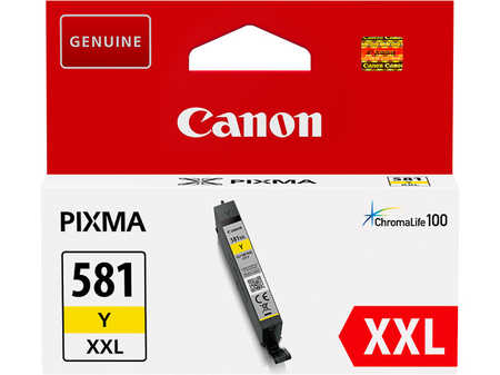 Canon C581XXLY Druckerpatronen XL gelb - Canon CLI-581XXLY, 1997C001 für z.B. Canon Pixma TR 8550, Canon Pixma TS 8351, Canon Pixma TS 6350 a