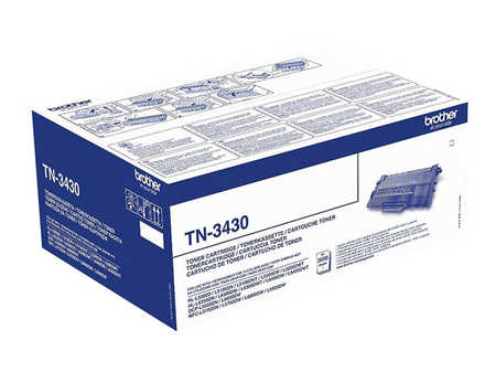 Brother B3430 Toner schwarz - Brother TN-3430 für z.B. Brother HLL 5100 DN, Brother DCPL 5500 DN, Brother DCPL 6600 DW, Brother HLL 5000 D