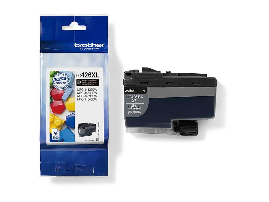 Brother B426 Druckerpatronen XL bk - Brother LC426XLBK für z.B. Brother MFCJ 4335 DW, Brother MFCJ 4340 DW, Brother MFCJ 4535 DW, Brother MFCJ 4540