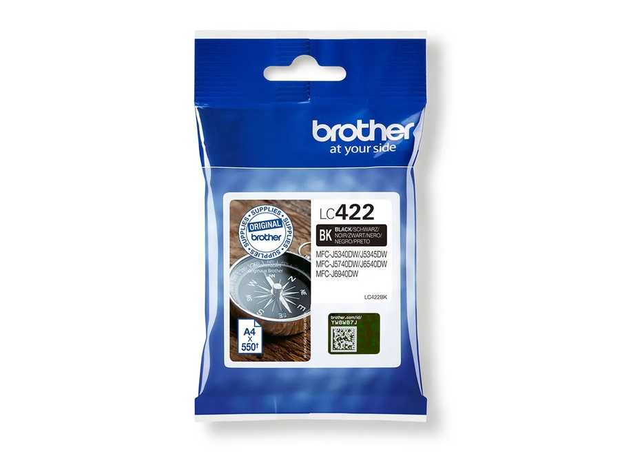 Brother B422BK Druckerpatronen bk - Brother LC-422BK für z.B. Brother MFCJ 5340 DW, Brother MFCJ 5740 DW, Brother MFCJ 6940 DW, Brother MFCJ 5345 DW