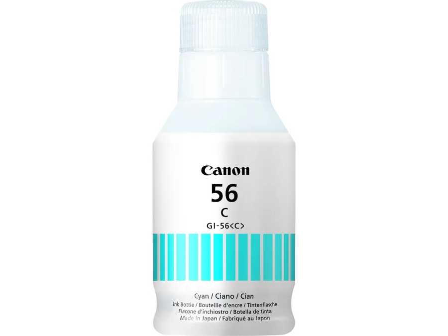 Canon C56C Druckerpatronen cyan - Canon GI-56 C, 4430C001 für z.B. Canon Maxify GX 6050, Canon Maxify GX 7050, Canon Maxify GX 7055
