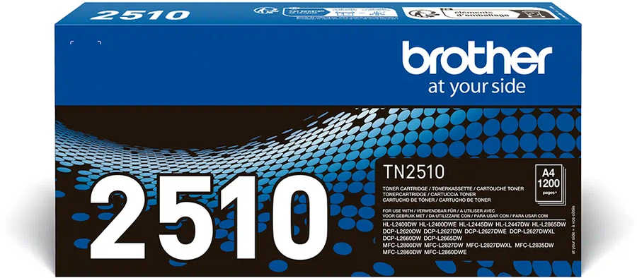 Brother B2510 Toner bk - Brother TN2510 für z.B. Brother MFCL 2800 DW, Brother DCPL 2620 DW, Brother DCPL 2625 DW, Brother DCPL 2627 DW
