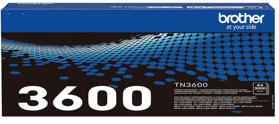 Brother B3600 Toner bk - Brother TN-3600 für z.B. Brother DCPL 5510 DW, Brother HLL 5210 DN, Brother HLL 5210 DNT, Brother HLL 5210 DNTT