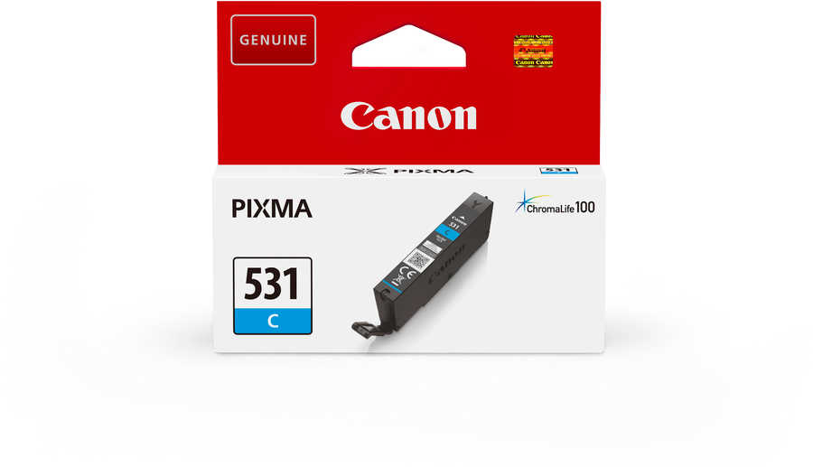 Canon C530/531 Druckerpatronen cyan - Canon 6119C001 für z.B. Canon Pixma TS 8751, Canon Pixma TS 8750, Canon Pixma TS 8700