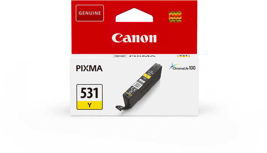 Canon C530/531 Druckerpatronen yellow - Canon 6121C001 für z.B. Canon Pixma TS 8751, Canon Pixma TS 8750, Canon Pixma TS 8700