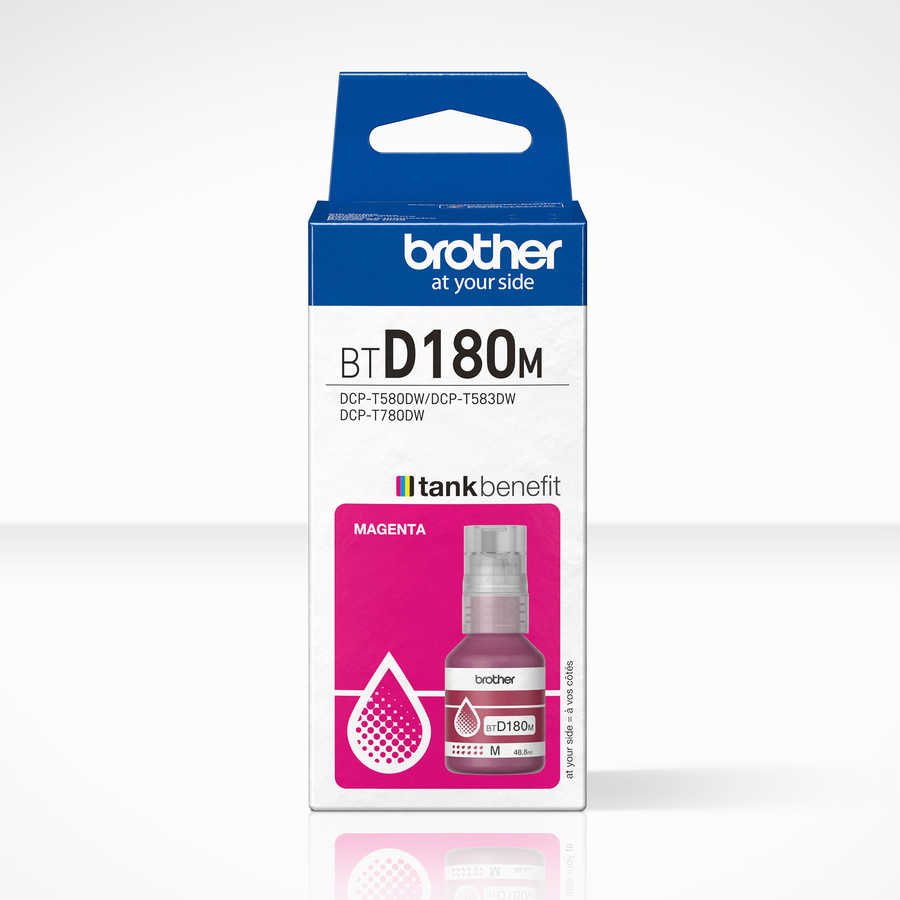 Brother B180 Druckerpatronen magenta - Brother BTD180M für z.B. Brother DCPT 580 DW, Brother DCPT 580, Brother DCPT 583 DW, Brother DCPT 780 DW