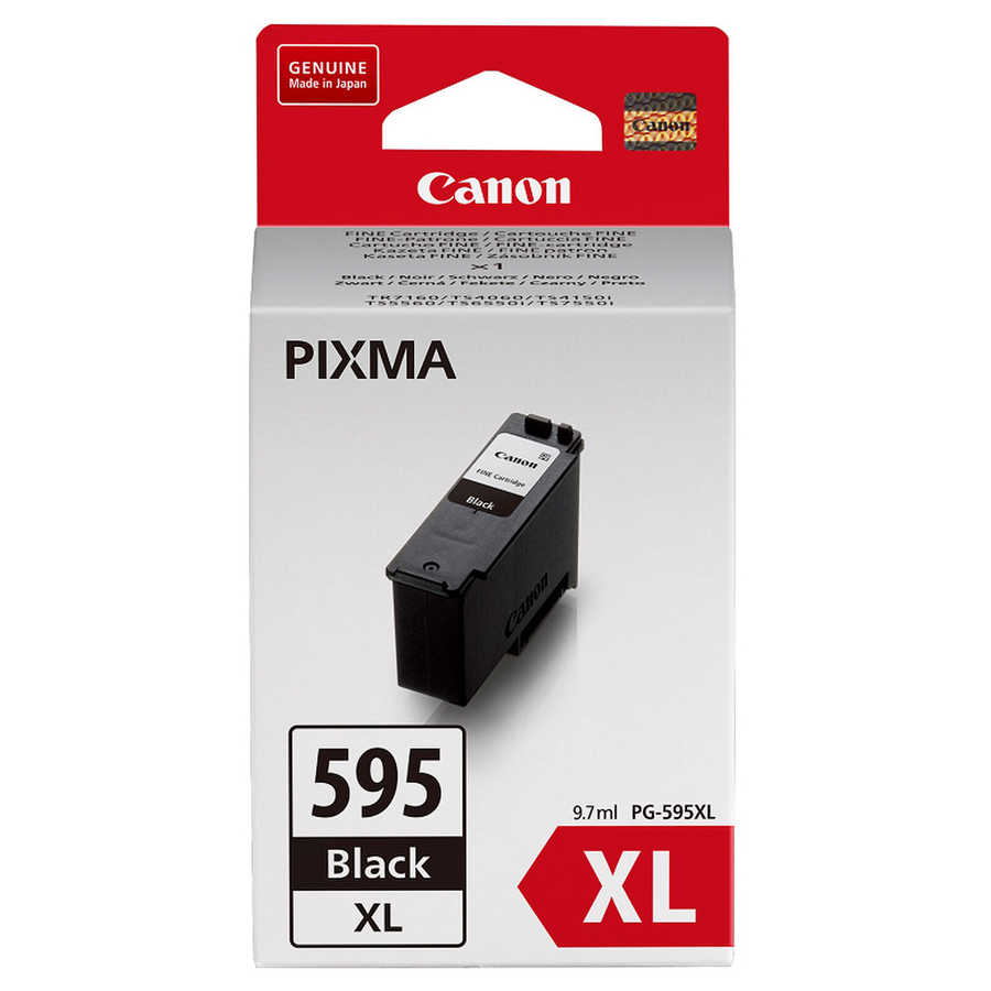 Canon C595XL Druckerpatronen XL black - Canon PG-595XL, 5437C001 für z.B. Canon Pixma TS 4100, Canon Pixma TS 4140 i, Canon Pixma TS 4150 i