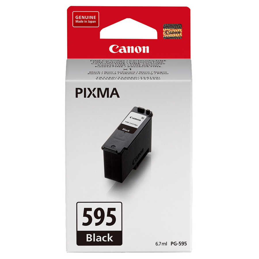 Canon C595 Druckerpatronen black - Canon PG-595, 7171C001 für z.B. Canon Pixma TS 4100, Canon Pixma TS 4140 i, Canon Pixma TS 4150 i