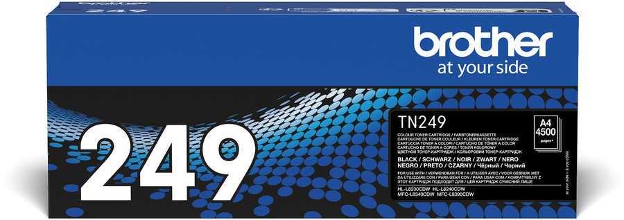Brother B249 Toner bk - Brother TN-249 für z.B. Brother MFCL 8390 CDW, Brother HLL 8230 CDW, Brother HLL 8240 CDW, Brother MFCL 8300