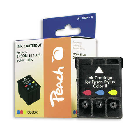 Peach E020 Druckerpatrone col ersetzt Epson S020049 für z.B. Epson Machjet 1500 K, Epson Machjet 3000 C, Epson Machjet 3000 CU, Epson Machjet 3000