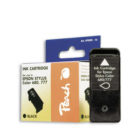 Peach E17 BK Druckerpatrone bk ersetzt Epson T017BK, C13T01740110 für z.B. Epson 1000 ICS, Epson Stylus Color 680, Epson Stylus Color 680 TR