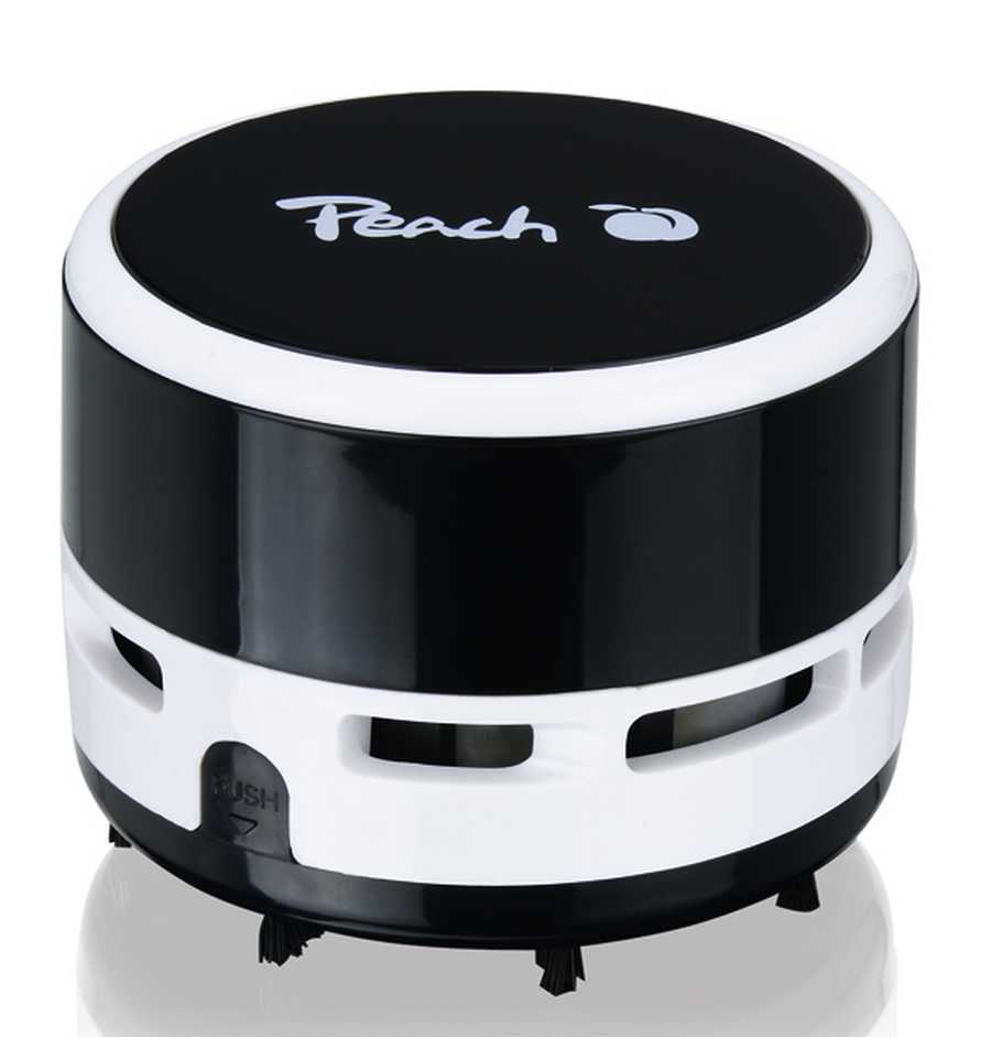 Peach Mini Tisch Staubsauger PA105 schwarz