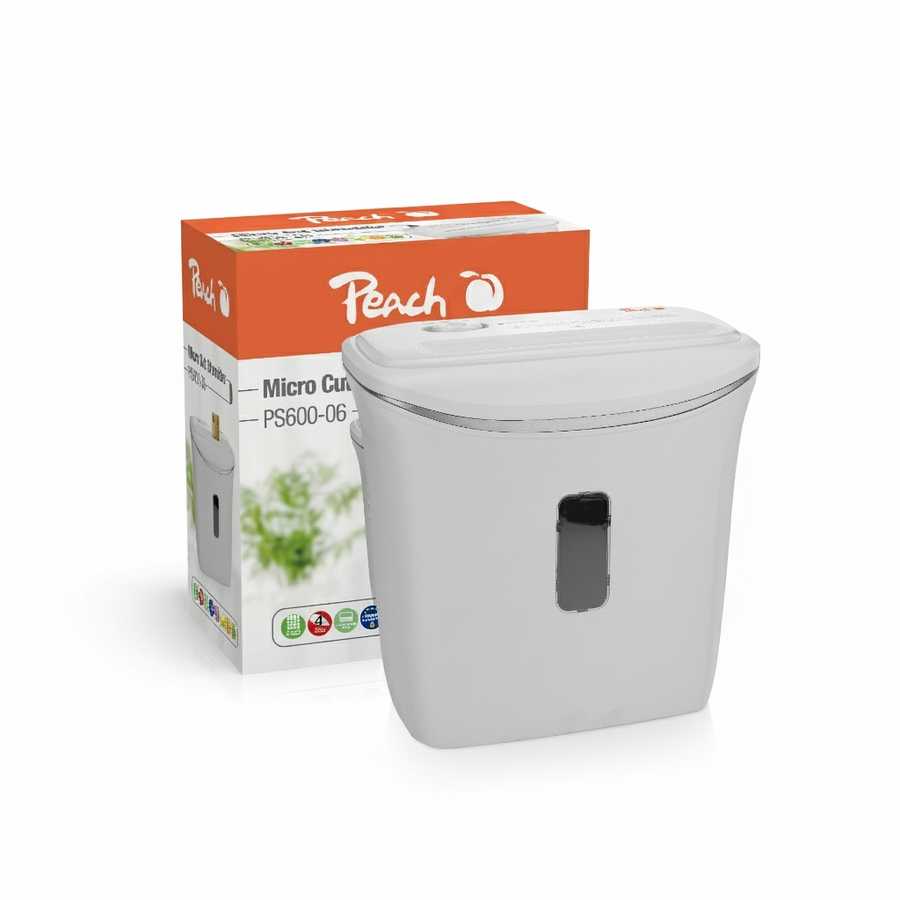 P-5 - 4 Blatt - Peach Aktenvernichter - PS600-05