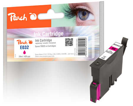 Peach E323 M Druckerpatrone ma ersetzt Epson T0323M, C13T03234010 für z.B. Epson Stylus C 70, Epson Stylus C 70 Plus, Epson Stylus C 80