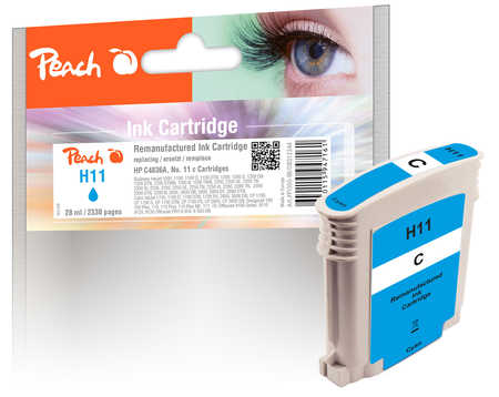 Peach HP 11 c Druckerpatrone cy ersetzt HP No. 11 c, C4836A für z.B. HP Business InkJet 1000, HP Business InkJet 1100, HP Business InkJet 1100 D