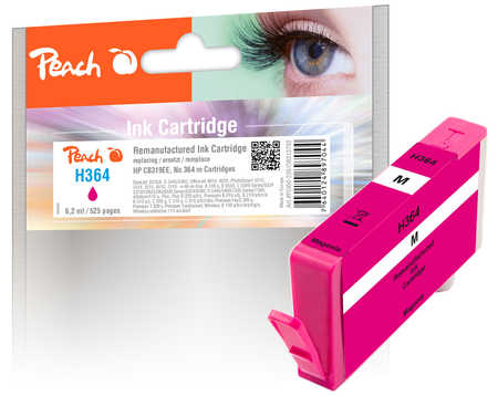Peach HP 364 m Druckerpatrone ma ersetzt HP No. 364 m, CB319EE für z.B. HP OfficeJet 4620, HP DeskJet 3070 A, HP DeskJet 3070, HP DeskJet 3521