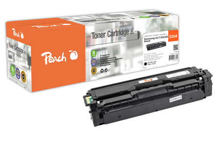 Peach S504 Toner bk ersetzt Samsung CLT-K504S/ELS, SU158A für z.B. Samsung CLP -410, Samsung CLP -415 N, Samsung CLP -415 NW, Samsung CLX -4100
