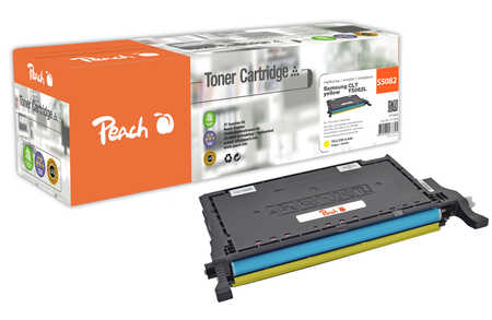 Peach S5082 Toner XL ye ersetzt Samsung CLT-Y5082L/ELS, SU532A für z.B. Samsung CLP -620, Samsung CLP -620 ND, Samsung CLP -670