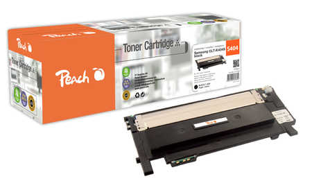 Peach S404 Toner bk ersetzt Samsung CLT-K404S, SU100A für z.B. Samsung Xpress C 480 W, Samsung Xpress C 430, Samsung Xpress C 430 W
