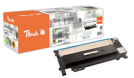 Peach S404 Toner cy ersetzt Samsung CLT-C404S, ST966A für z.B. Samsung Xpress C 480 W, Samsung Xpress C 430, Samsung Xpress C 430 W
