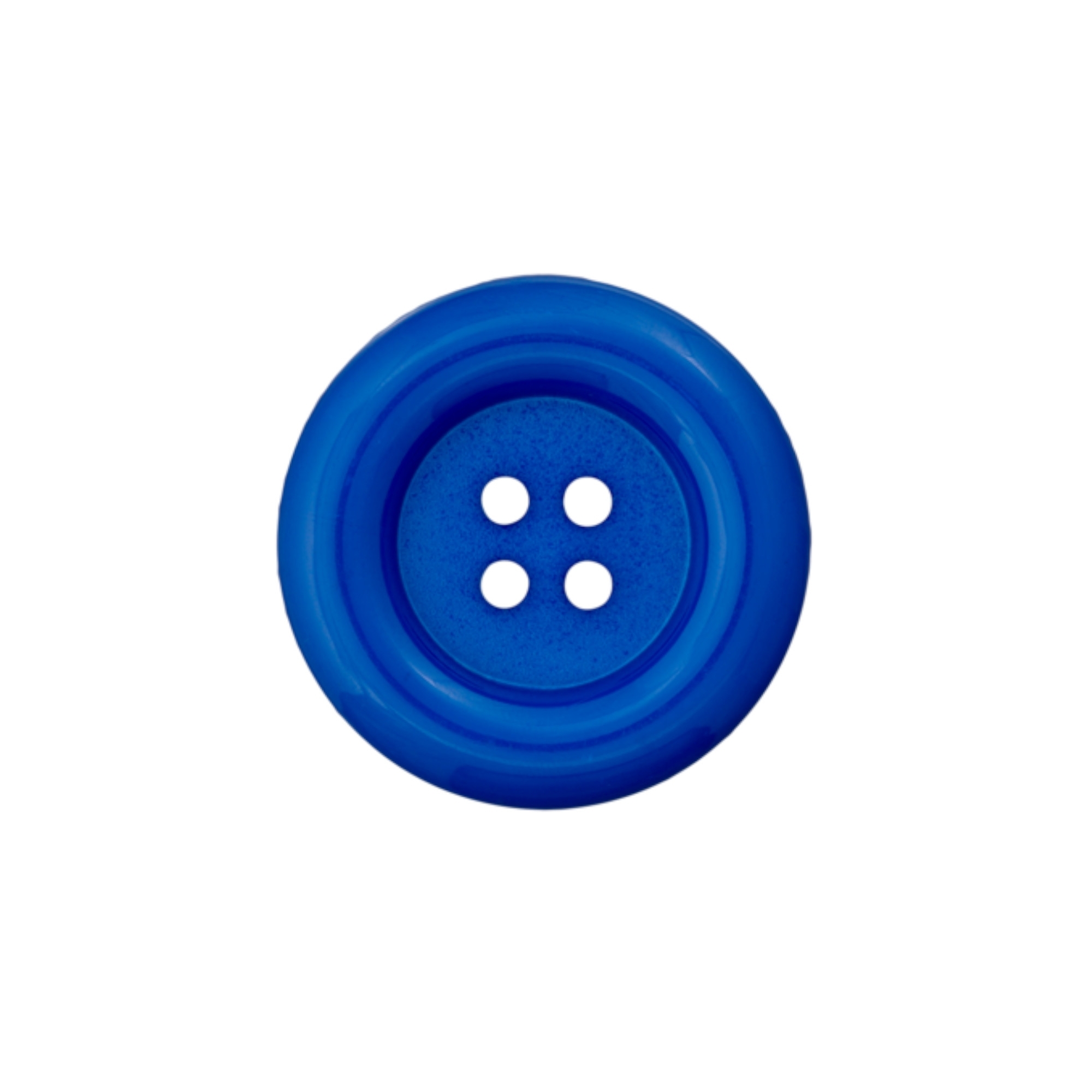4-Loch Knopf Karneval 51 mm, blau