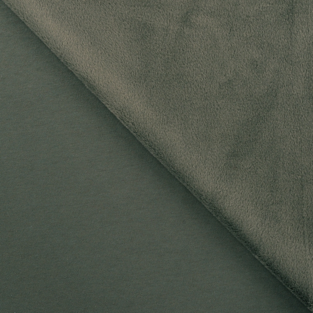 Alpenfleece / Kuschel-Sweatshirt, army