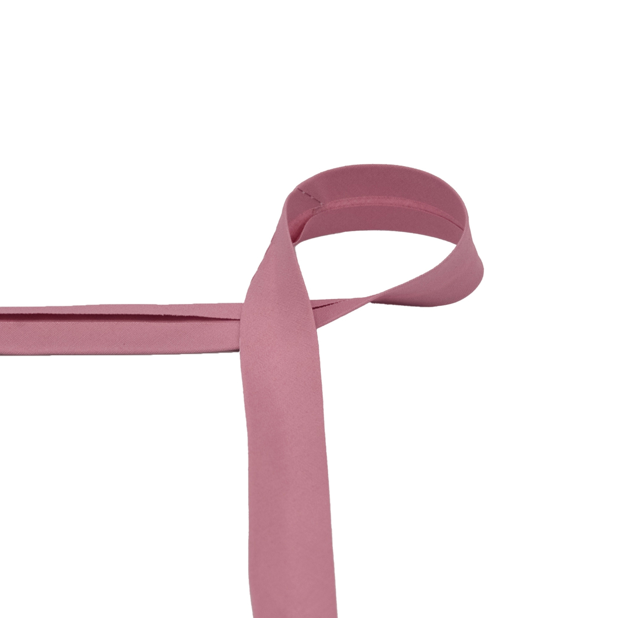Baumwoll Schrägband 20 mm, altrosa