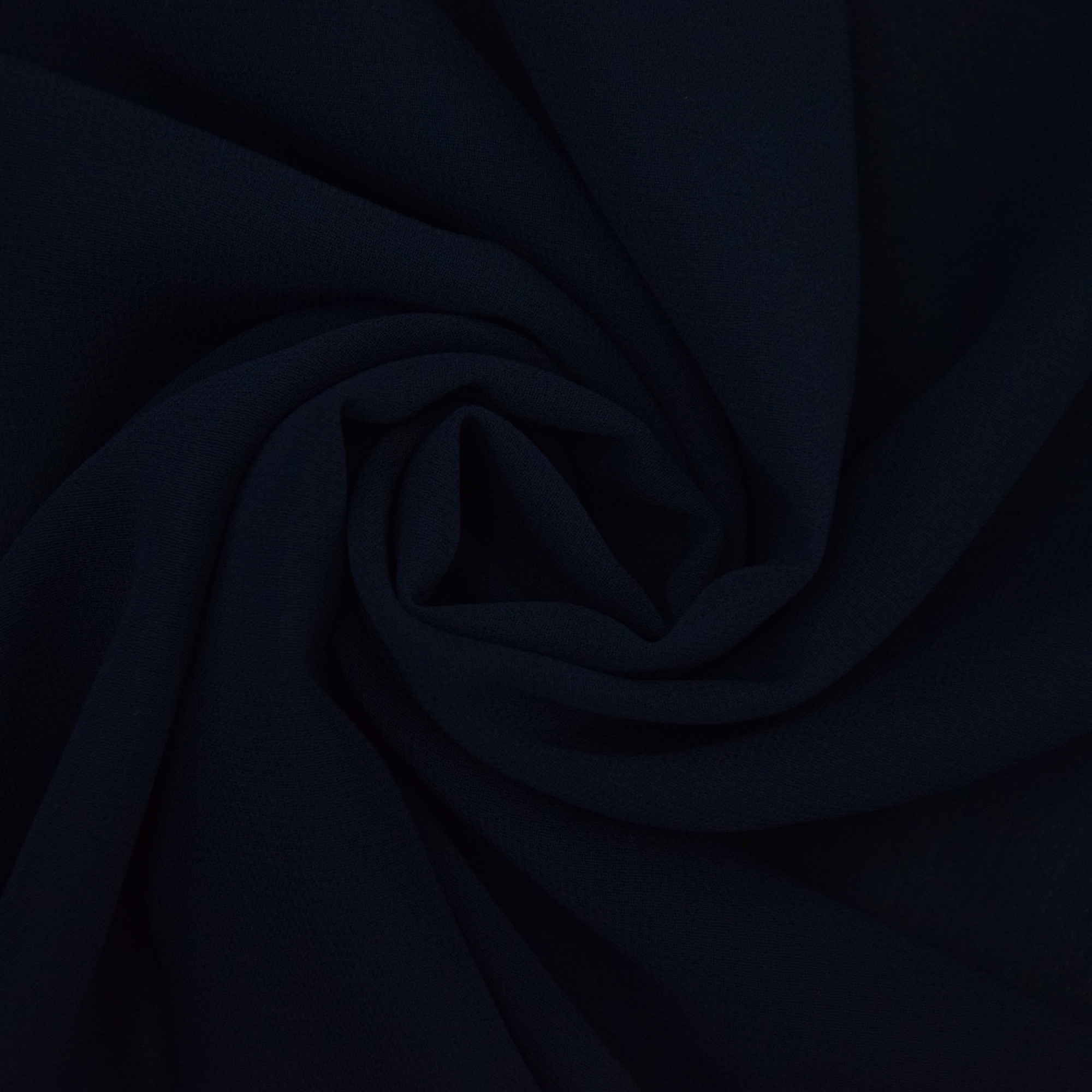 Chiffon uni, dunkelblau