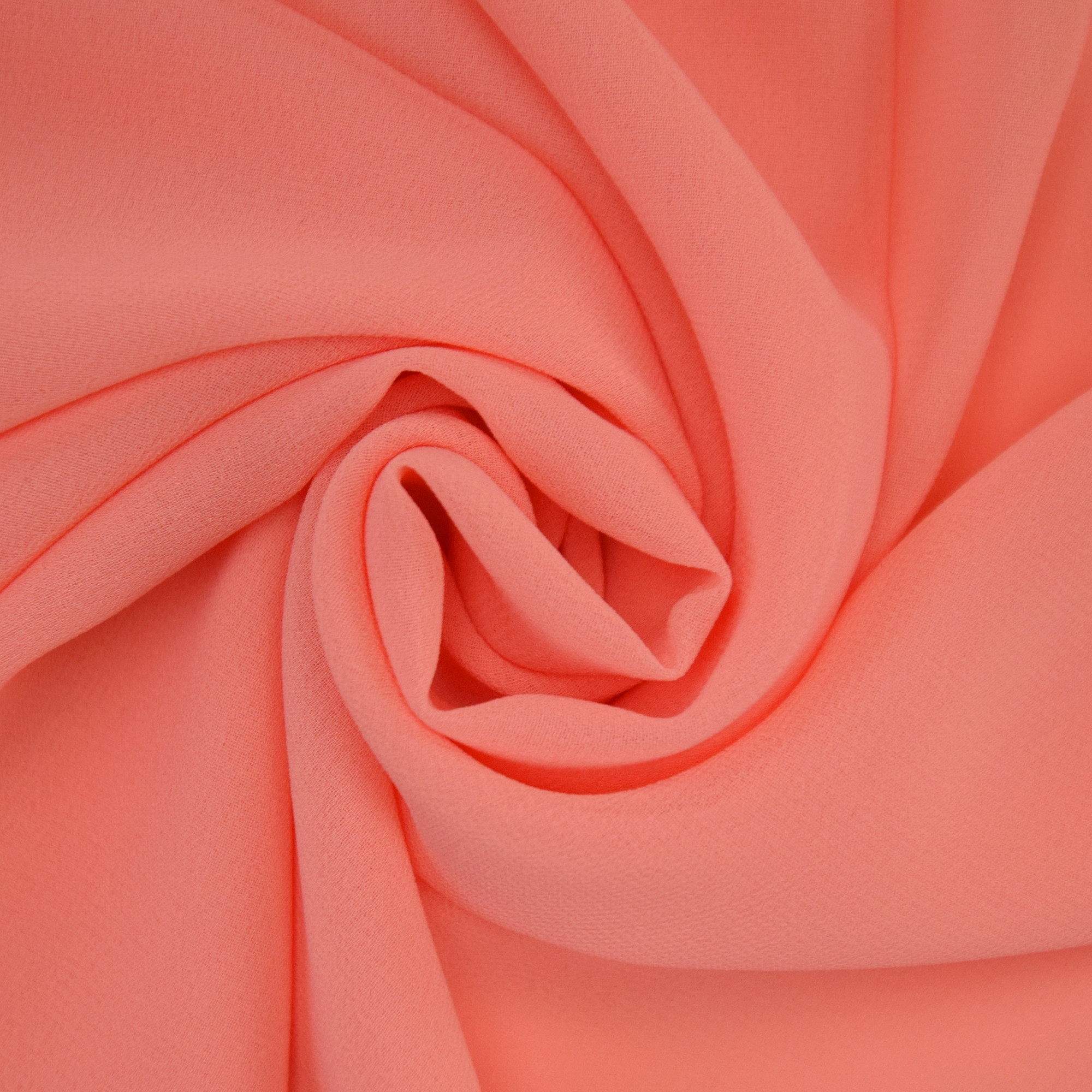 Chiffon uni, lachsfarben