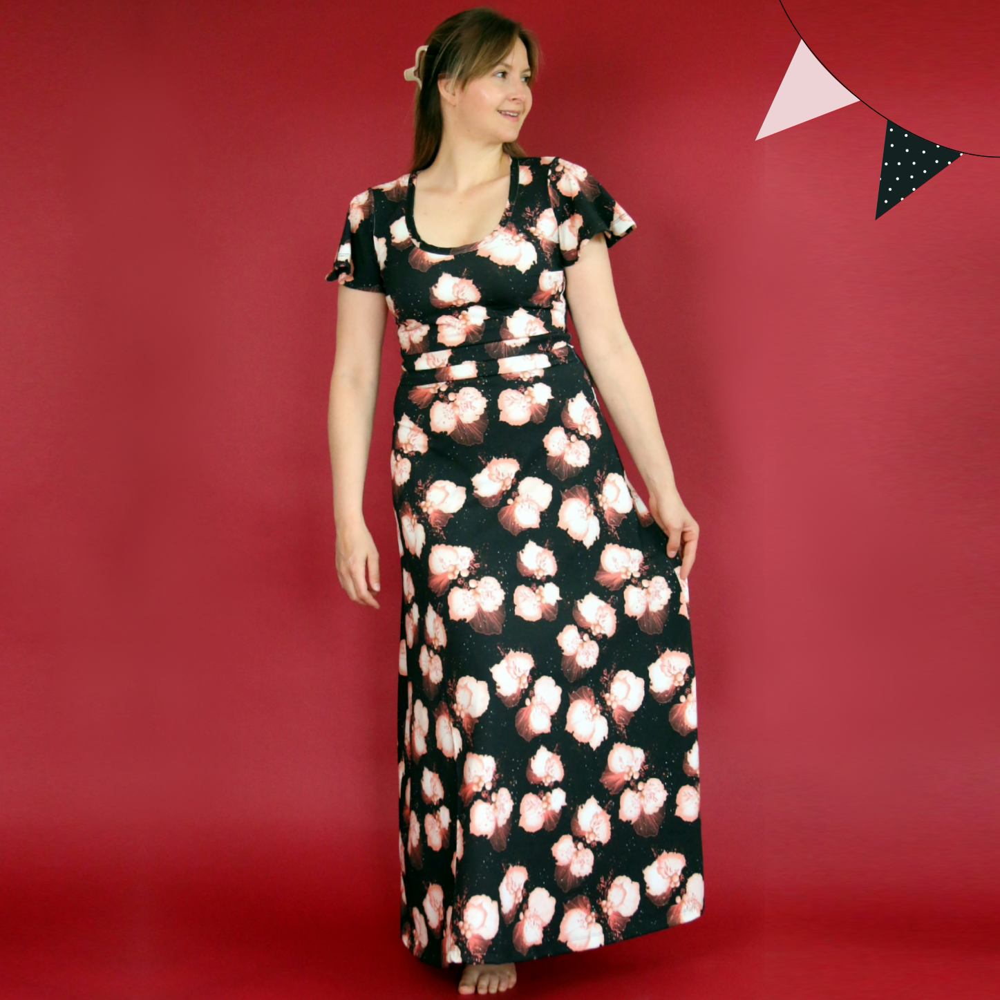 E-Book AnniNanni Damen Sommerkleid Maxirock