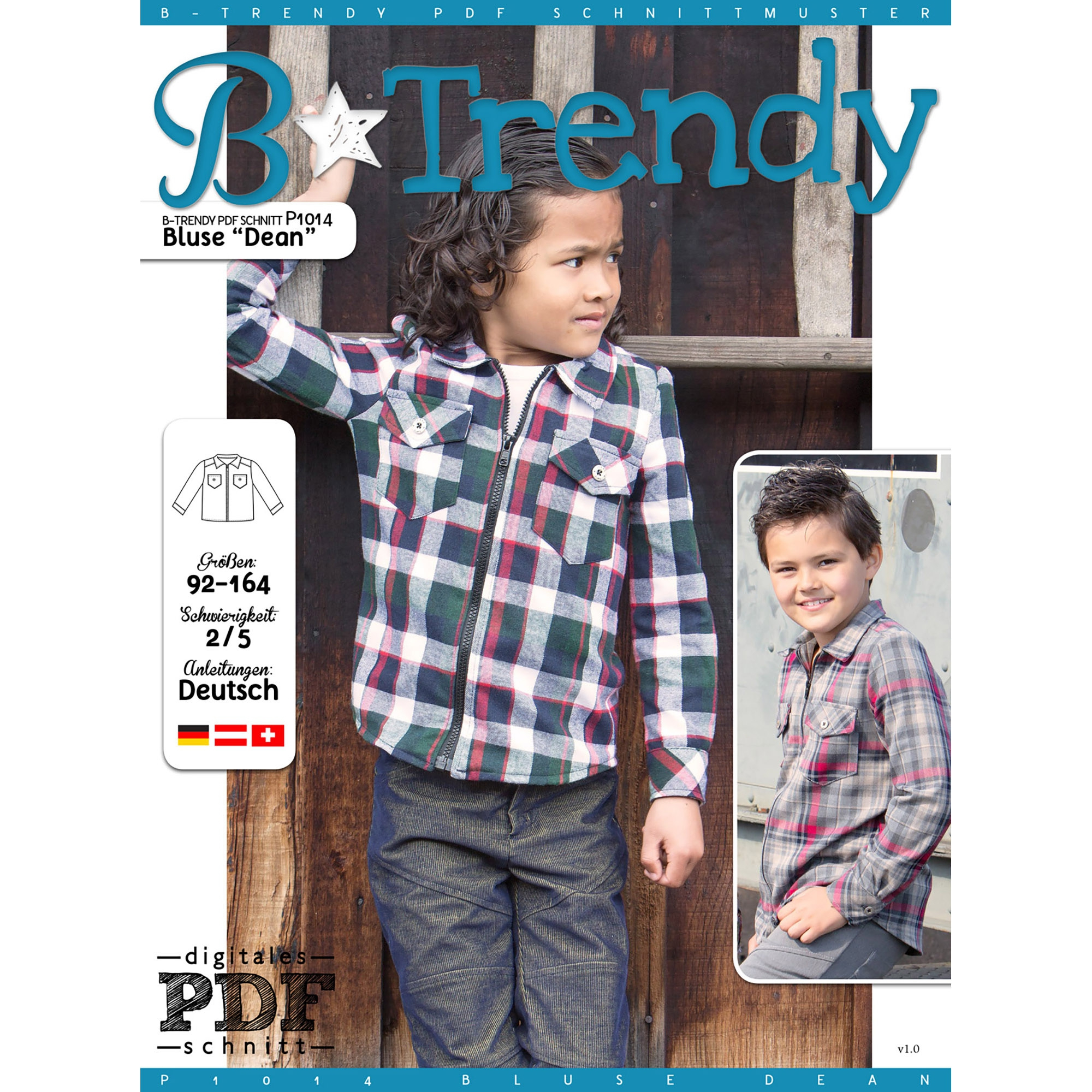 E-Book B-Trendy P1014 Hemd Dean