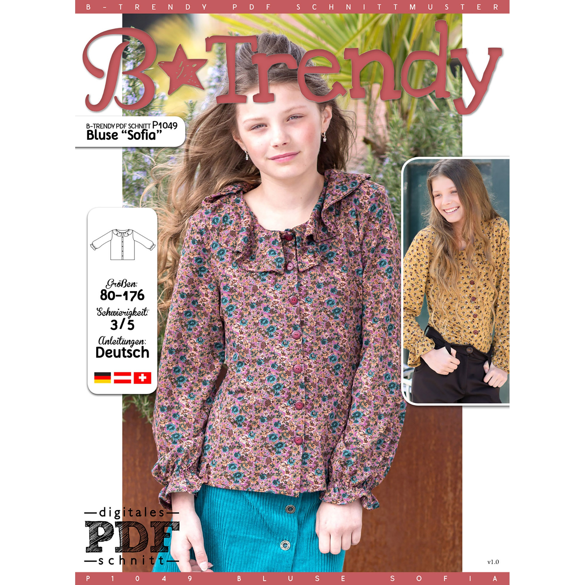 E-Book B-Trendy P1049 Bluse Sofia