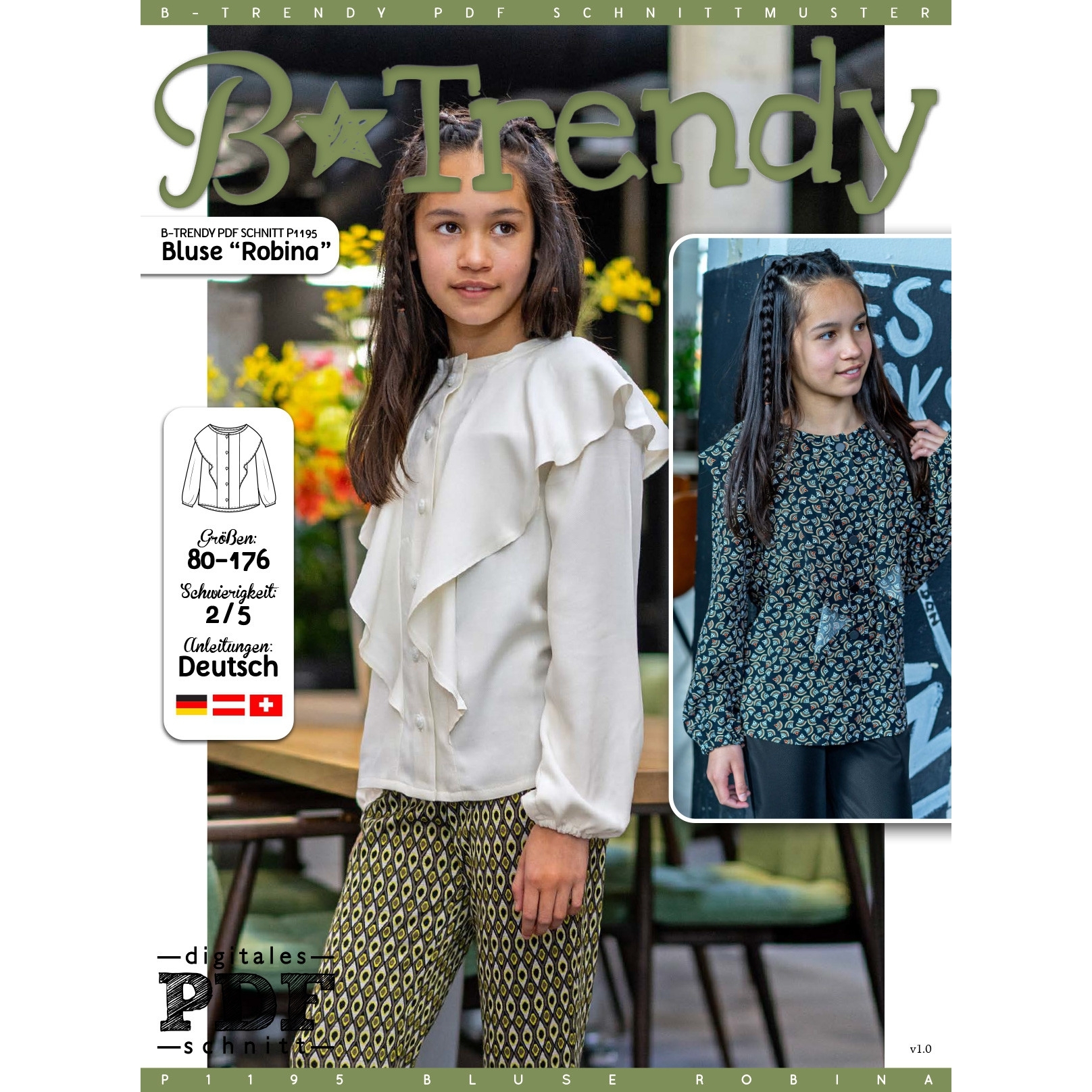 E-Book B-Trendy P1195 Bluse Robina