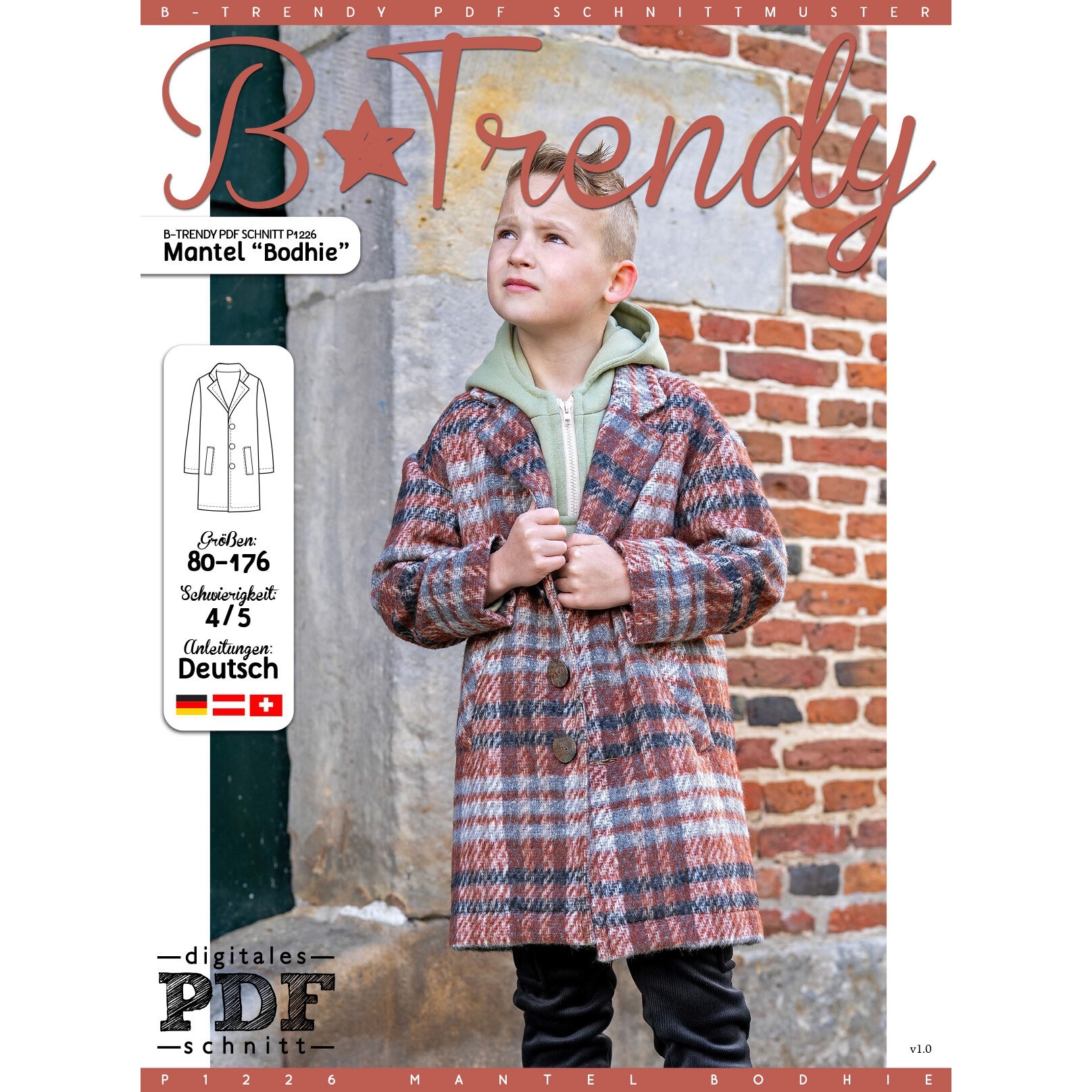 E-Book B-Trendy P1226 Mantel Bodhie Kids
