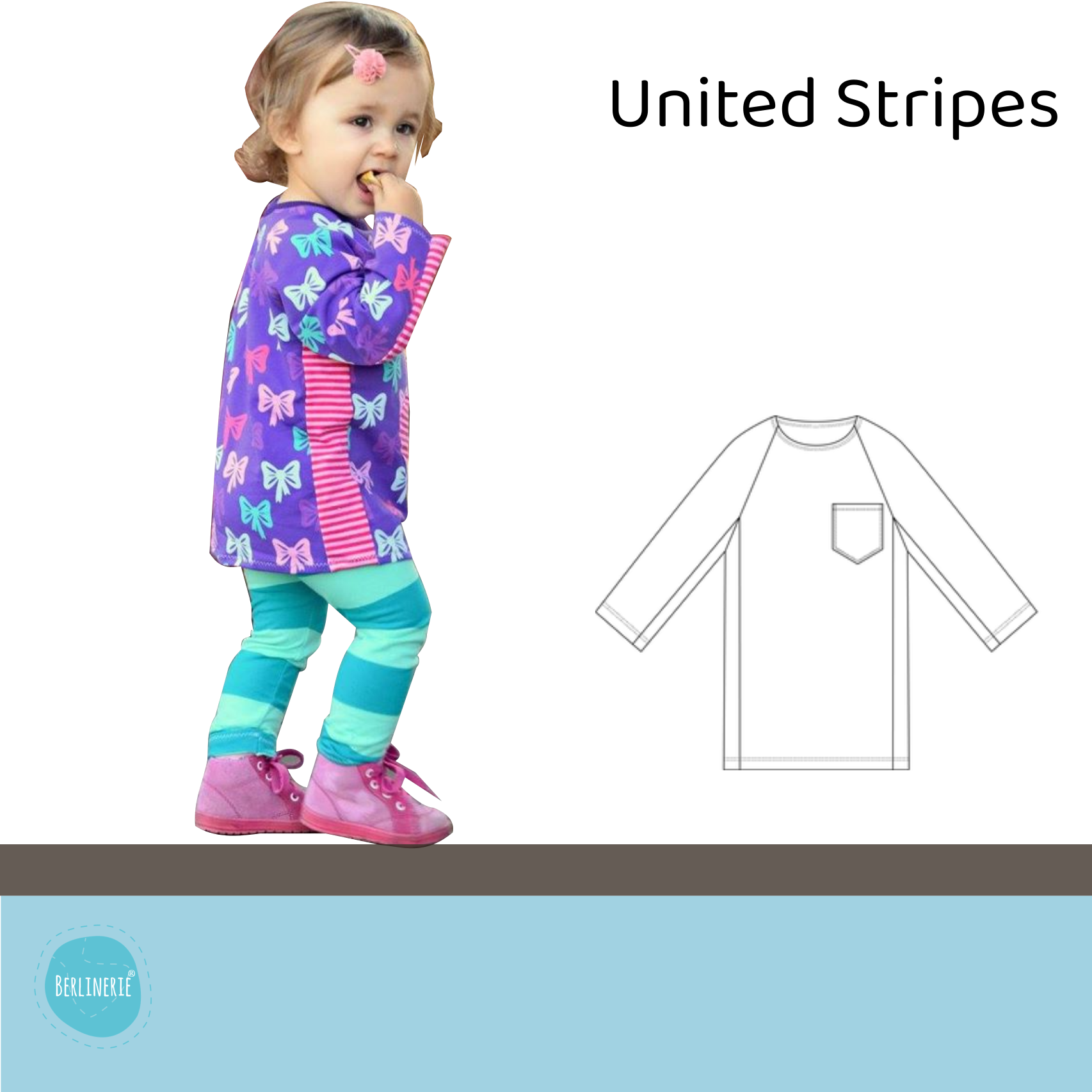 E-Book Berlinerie Raglanshirt United Stripes