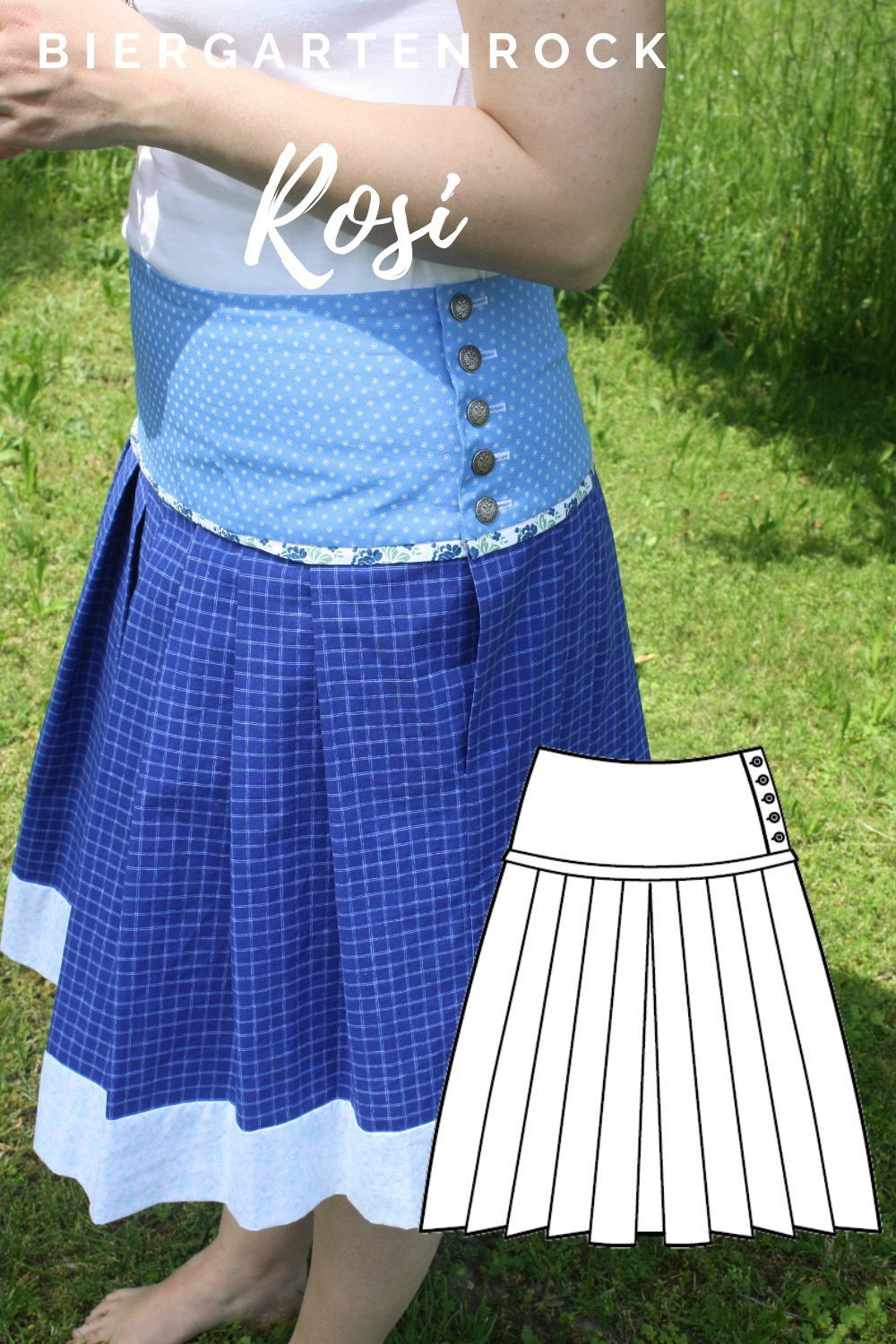 E-Book Dirndl Schnitte Biergartenrock Rosi