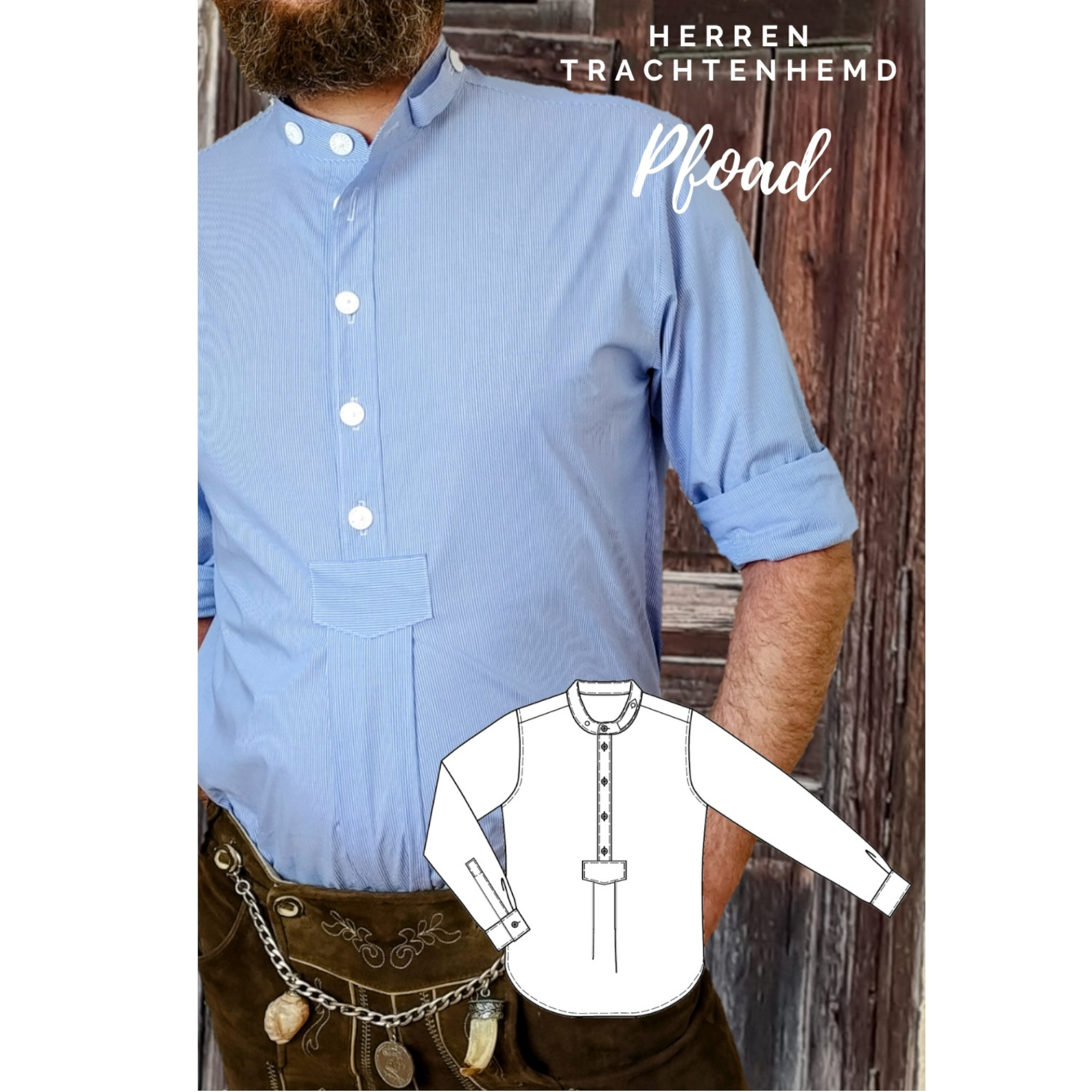 E-Book Dirndl Schnitte Herren Trachtenhemd Pfoad