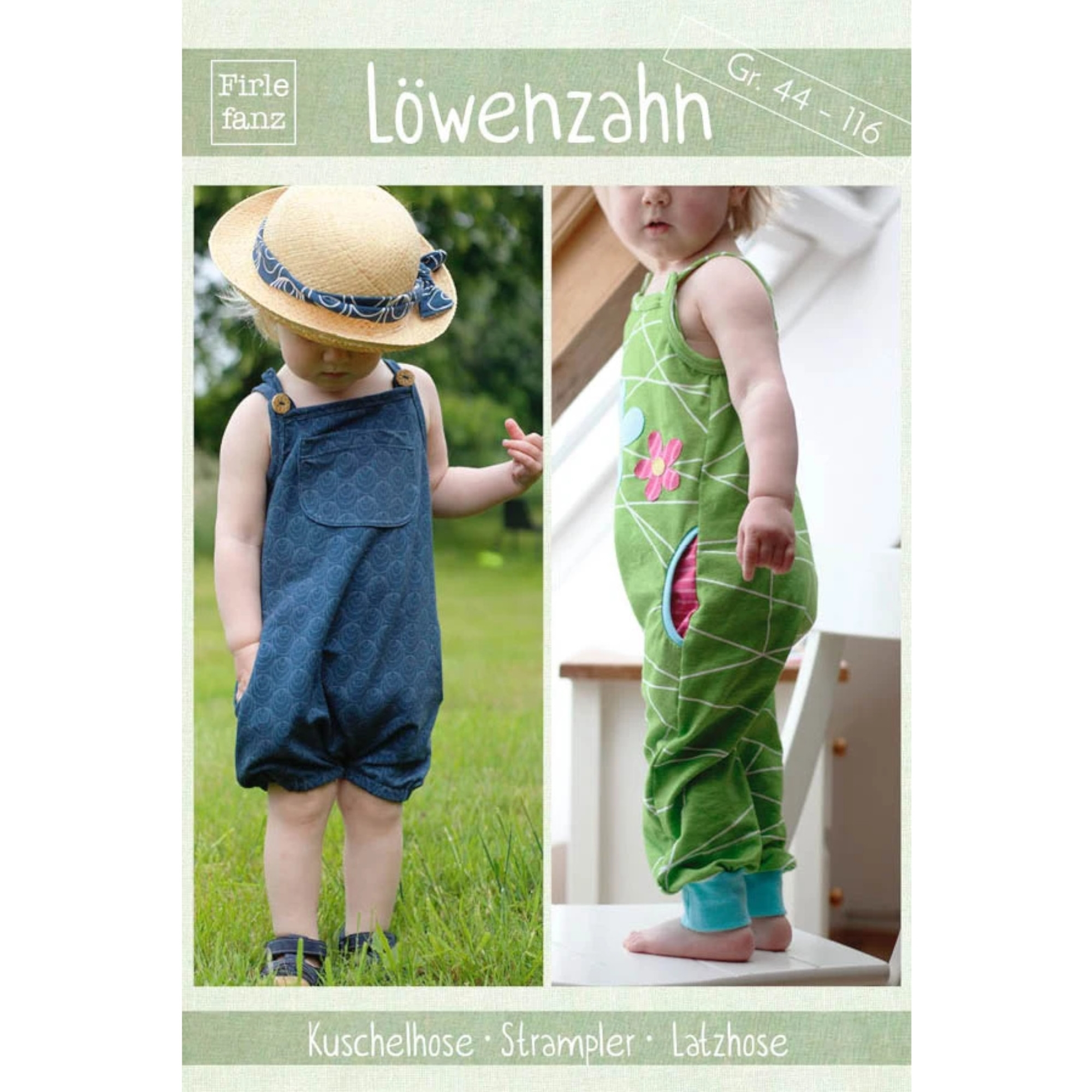 E-Book Firlefanz Kuschelhose - Strampler - Latzhose Löwenzahn