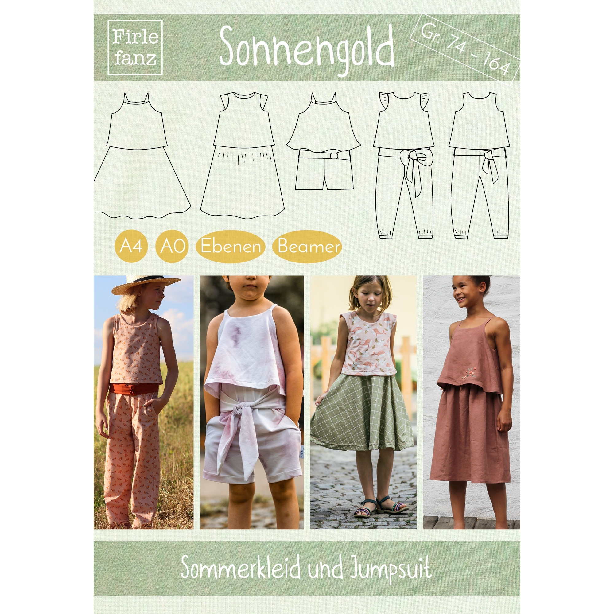 E-Book Firlefanz Sommerkleid/Jumpsuit Sonnengold